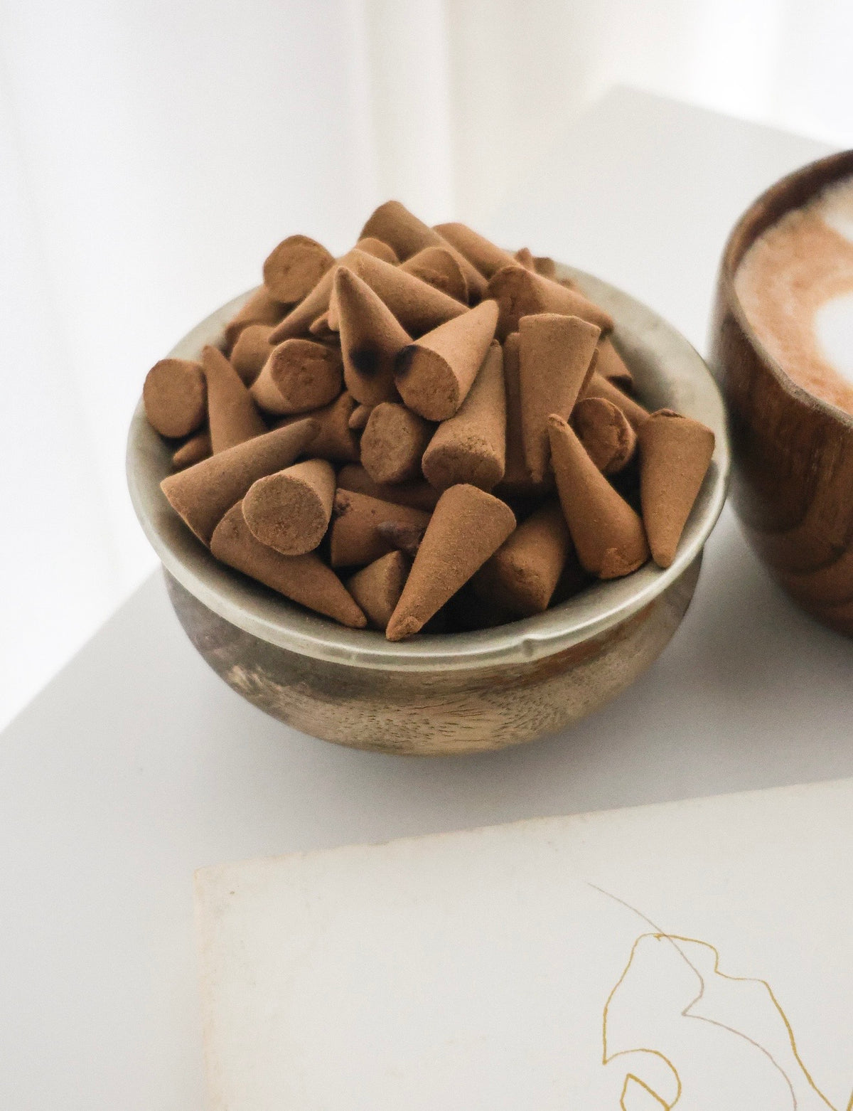 Tibetan Monastic Cypress Cloud Incense Cones | Dazang Monastery Heritage