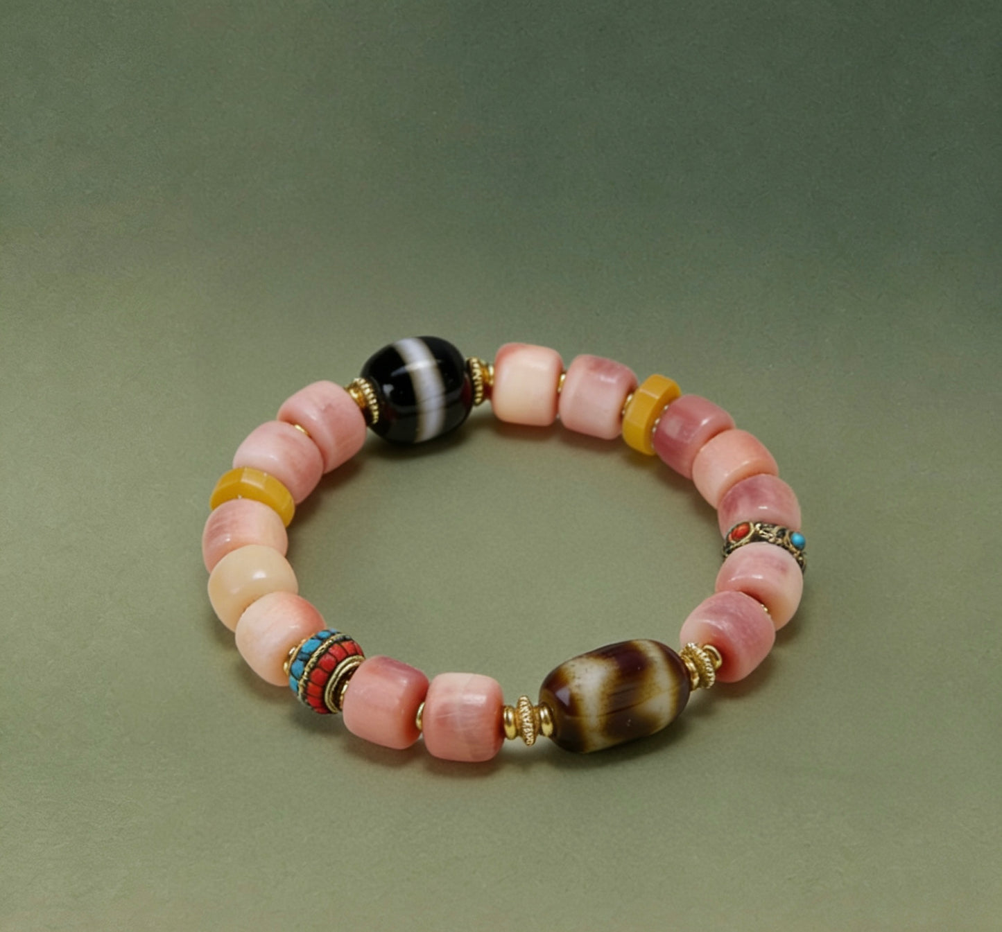 Yak Bone Talisman Bracelet  Protection · Fortune · Grounded Energy